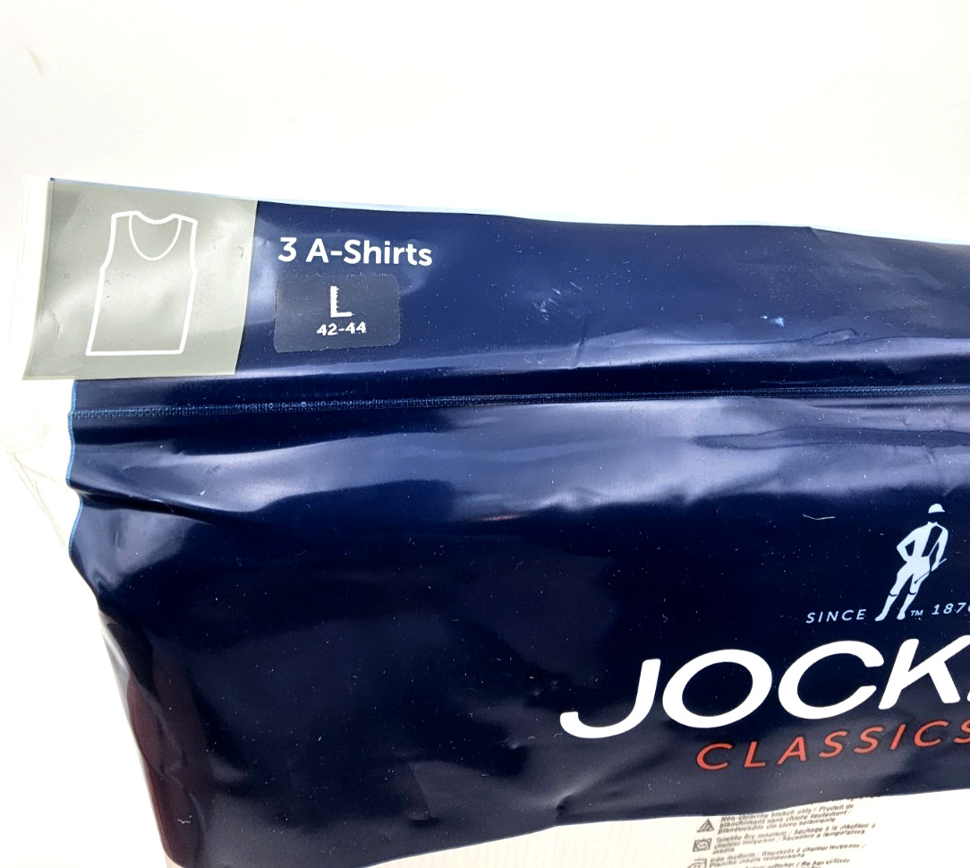 Jockey Men's 3-Pack 100% Combed Cotton Classic Tank Top A-Shirts L From 2011 gallery