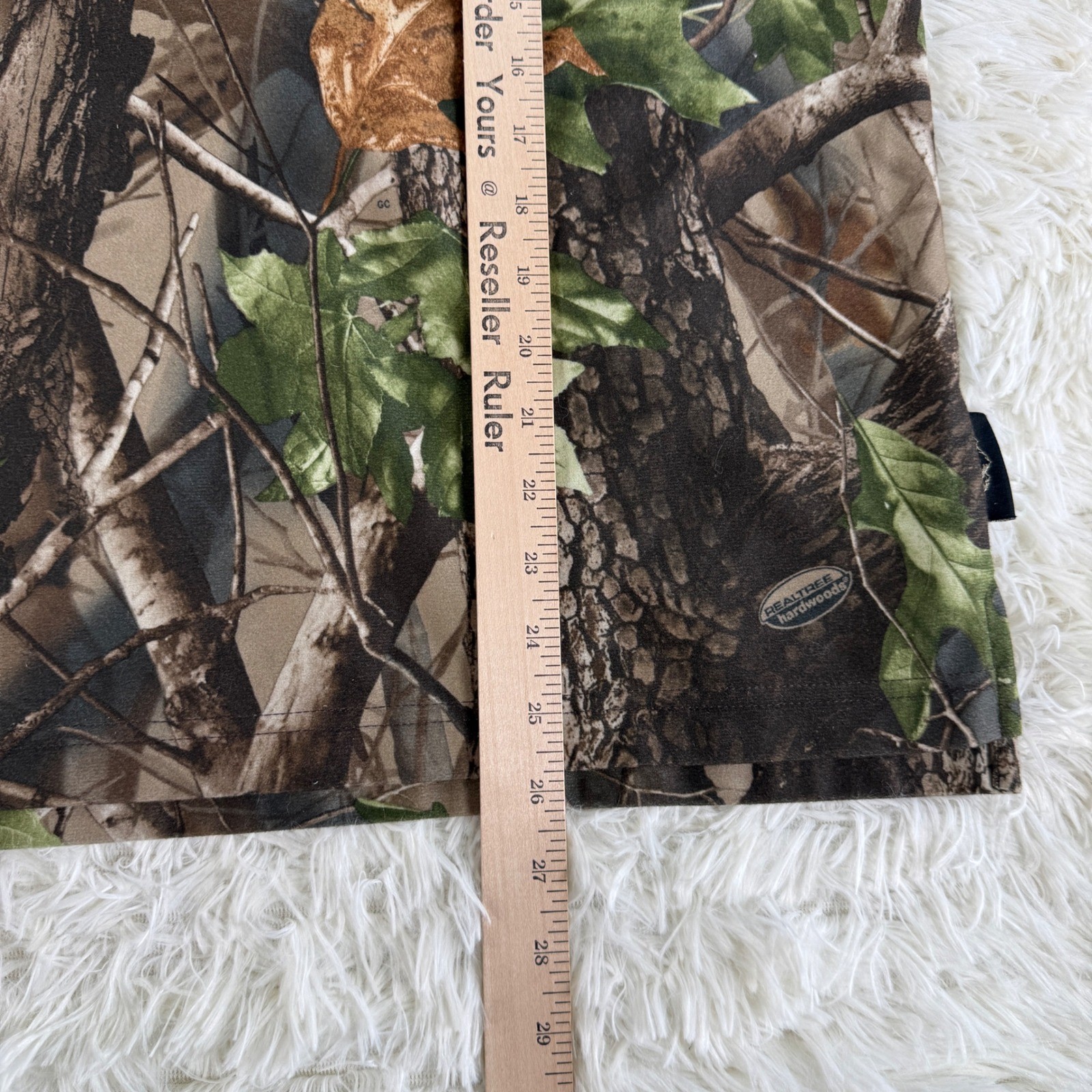 Sportsmans Warehouse Realtree Hardwoods Camo Henley Shirt XL Hunting Outdoors gallery