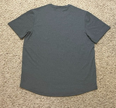 Proof Huckberry Men Gray Performance Crewneck Tee Shirt Size Medium EUC Stretch