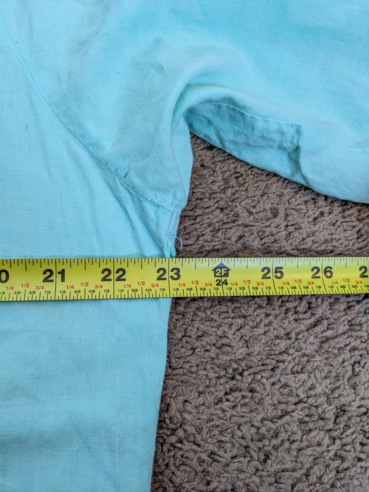 Vintage 90s Active Culture Mix Hip-Hop L/S Sm. (Fits Large) USA V-Neck Mint Grn gallery