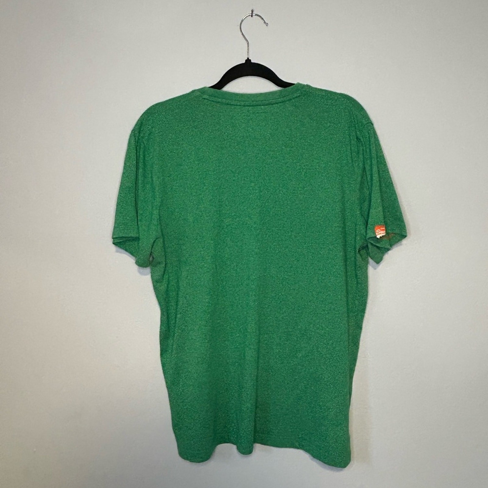 Heather Green Superdry Orange Label Vintage Embroidery Tee - (Unisex XL)e gallery