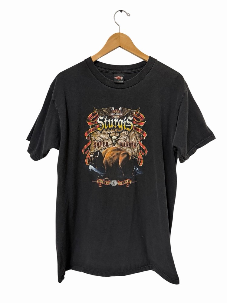 Vintage Sturgis Black Hills Rally 2000 Shirt L South Dakota Harley Davidson USA