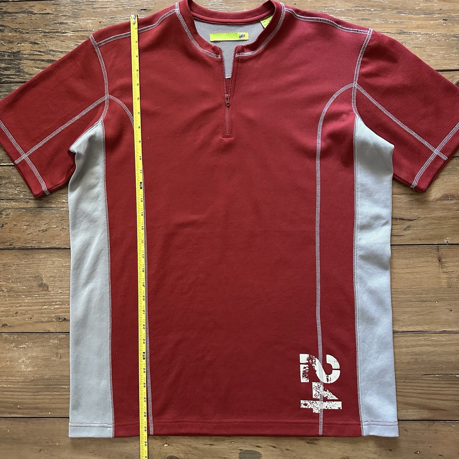 Vtg Mountain Dew Shirt 1/4 Zip Jersey Red Y2K Promo 24 Pack Medium Retro gallery