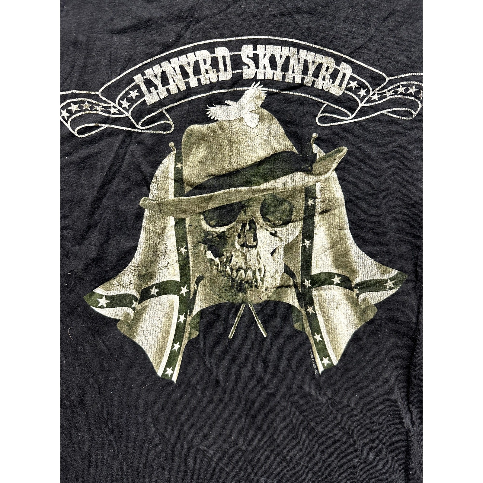 Winterland Lynyrd Skynyrd Graphic T Shirt Size 2XL Black Southern Rock Band