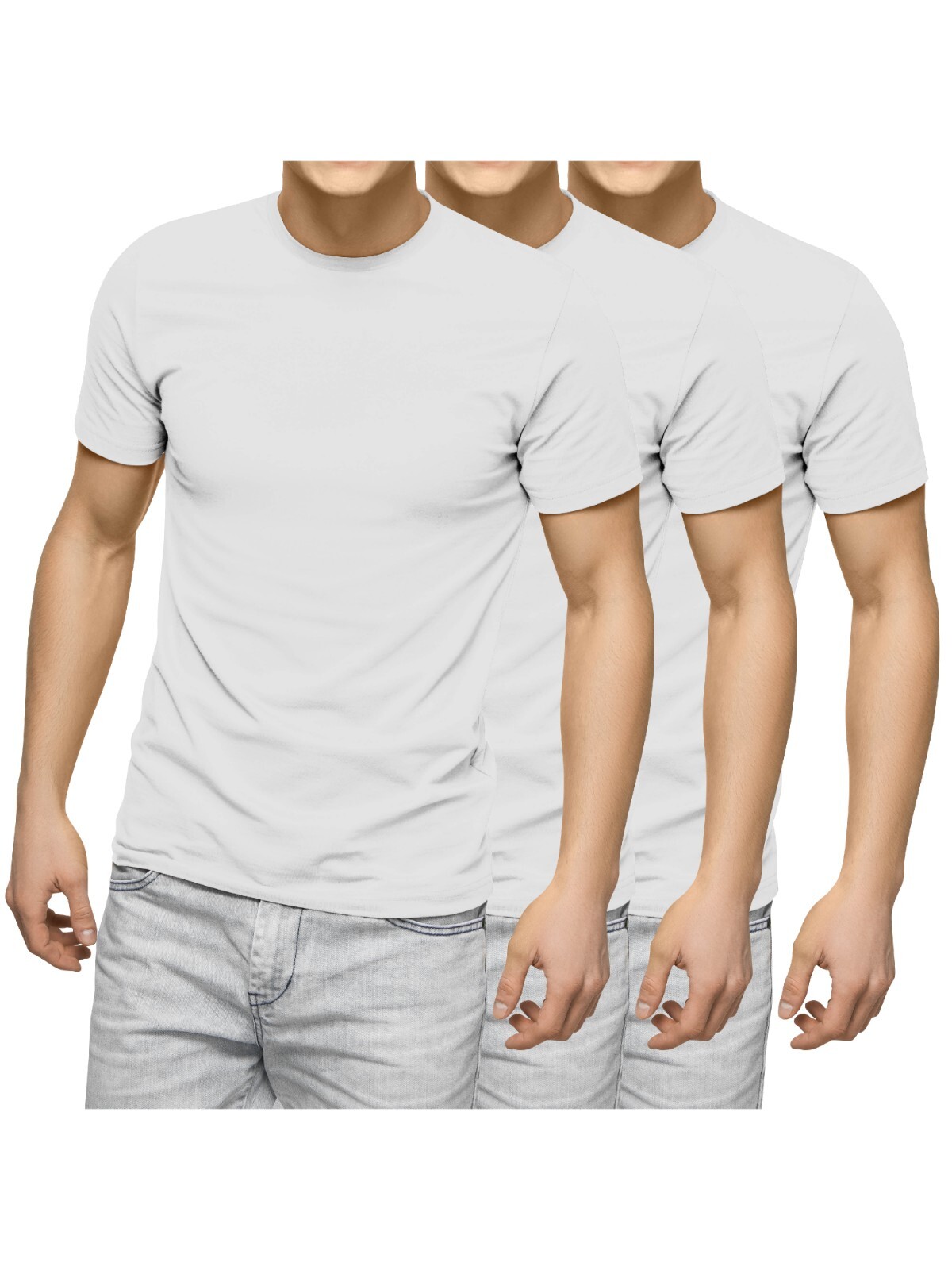 Hat and Beyond Mens Essentials Crew Neck Short Sleeve T-Shirts Lightweight Tee gallery