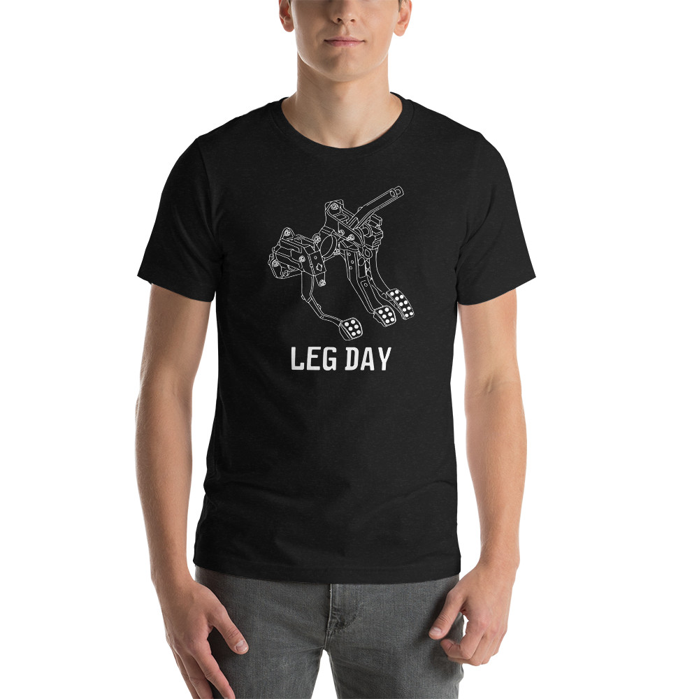 Leg Day Shirt - Original TireWearCo design as seen on Blipshift - Bella+Canvas gallery