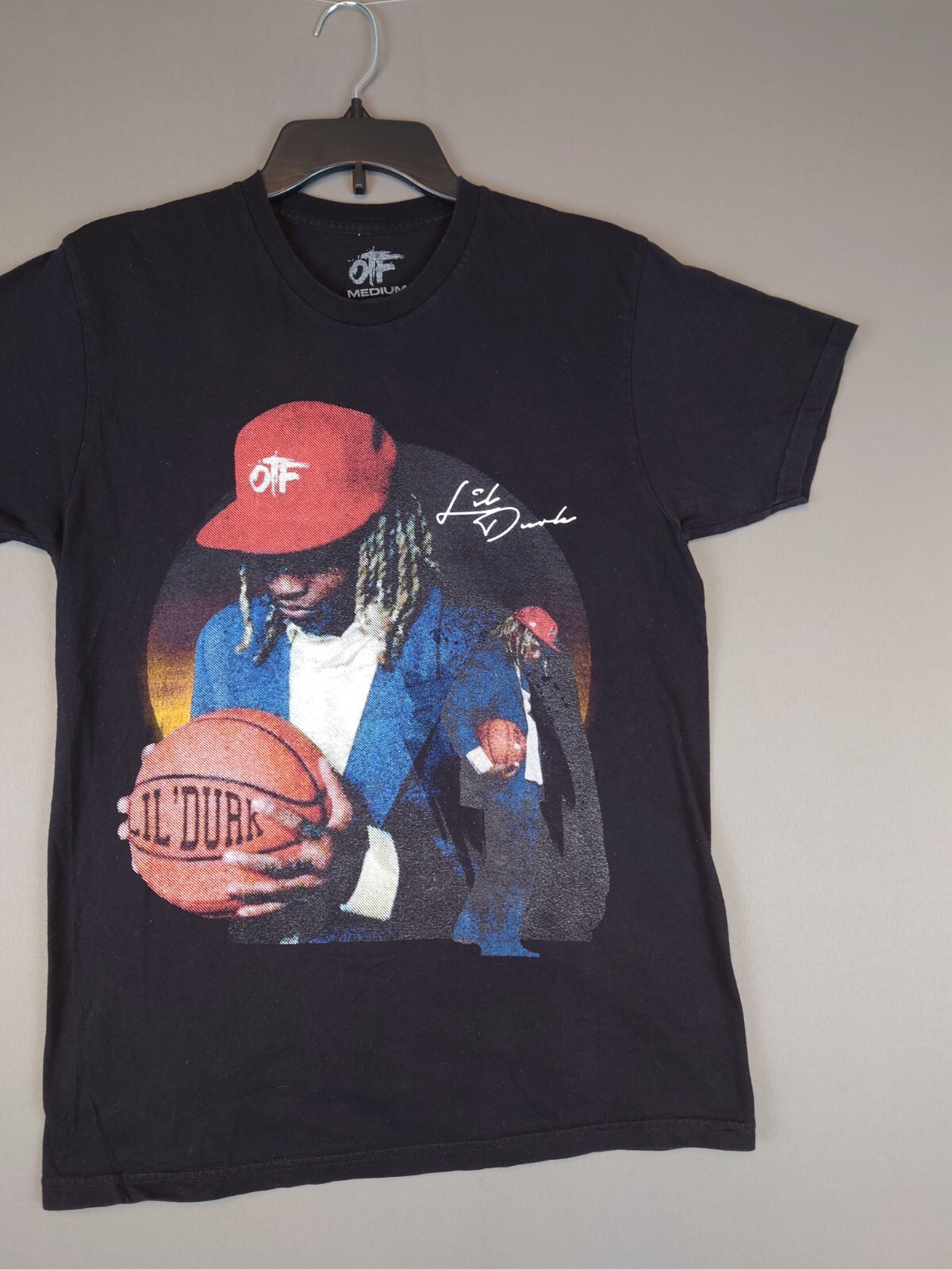 Lil Durk OTF The T Shirt Hop Rap Tee Black Men's Medium Tee Cotton Official gallery