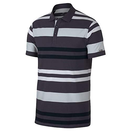 Nike Dry Fit Player YT Stripe OLC Golf Polo 2019 Black Grey Sz XL AV4172 015 gallery
