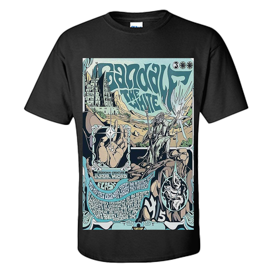 The Lord Of The Rings Gandalf The White Shirt S-3XL Gandalf MTG Graphic T Shirt gallery