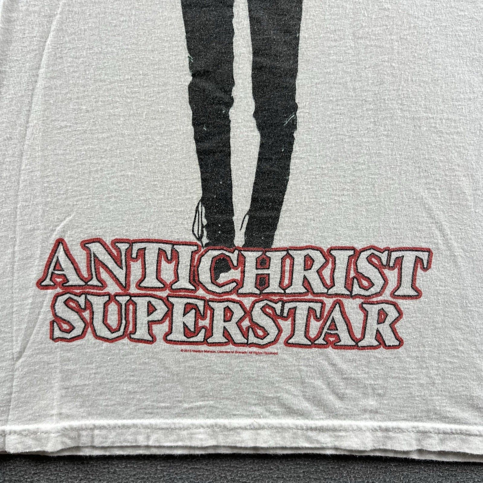 Marilyn Manson Antichrist Superstar Shirt Mens Large White Bravado Vintage Rap T gallery