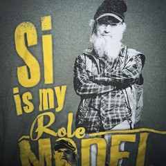 Duck Dynasty “SI is my Role Model” Graphic Green T-shirt Size Medium
