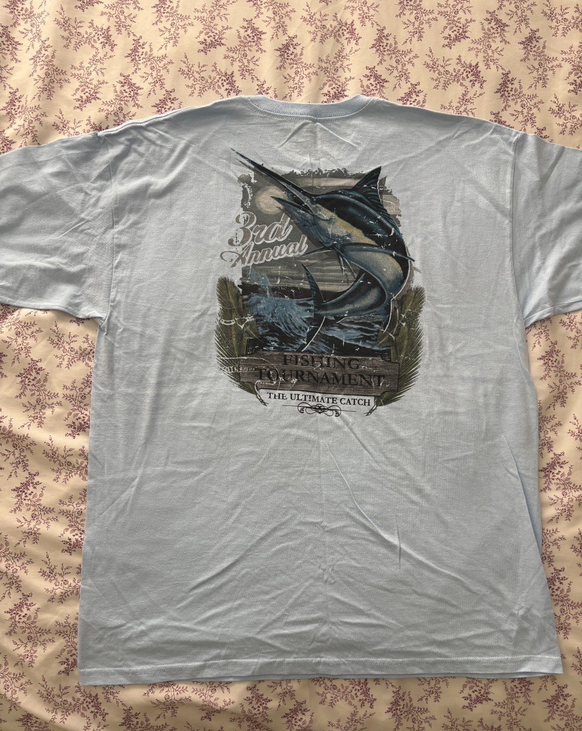 Lot Of 2 Men's Out Door Sport Fishing T Shirt Size XL gallery