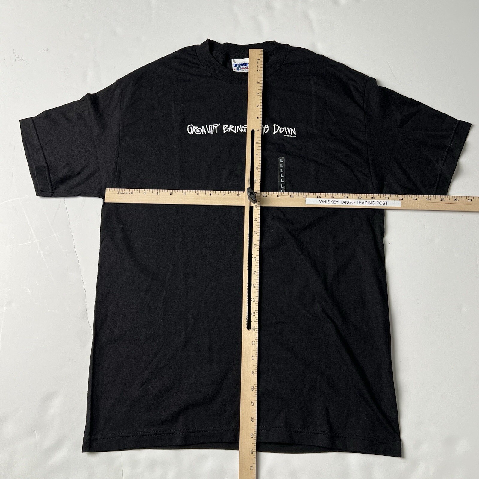 Vintage 2001 Trevco Gravity Brings Me Down Discovery Channel T-Shirt Large gallery