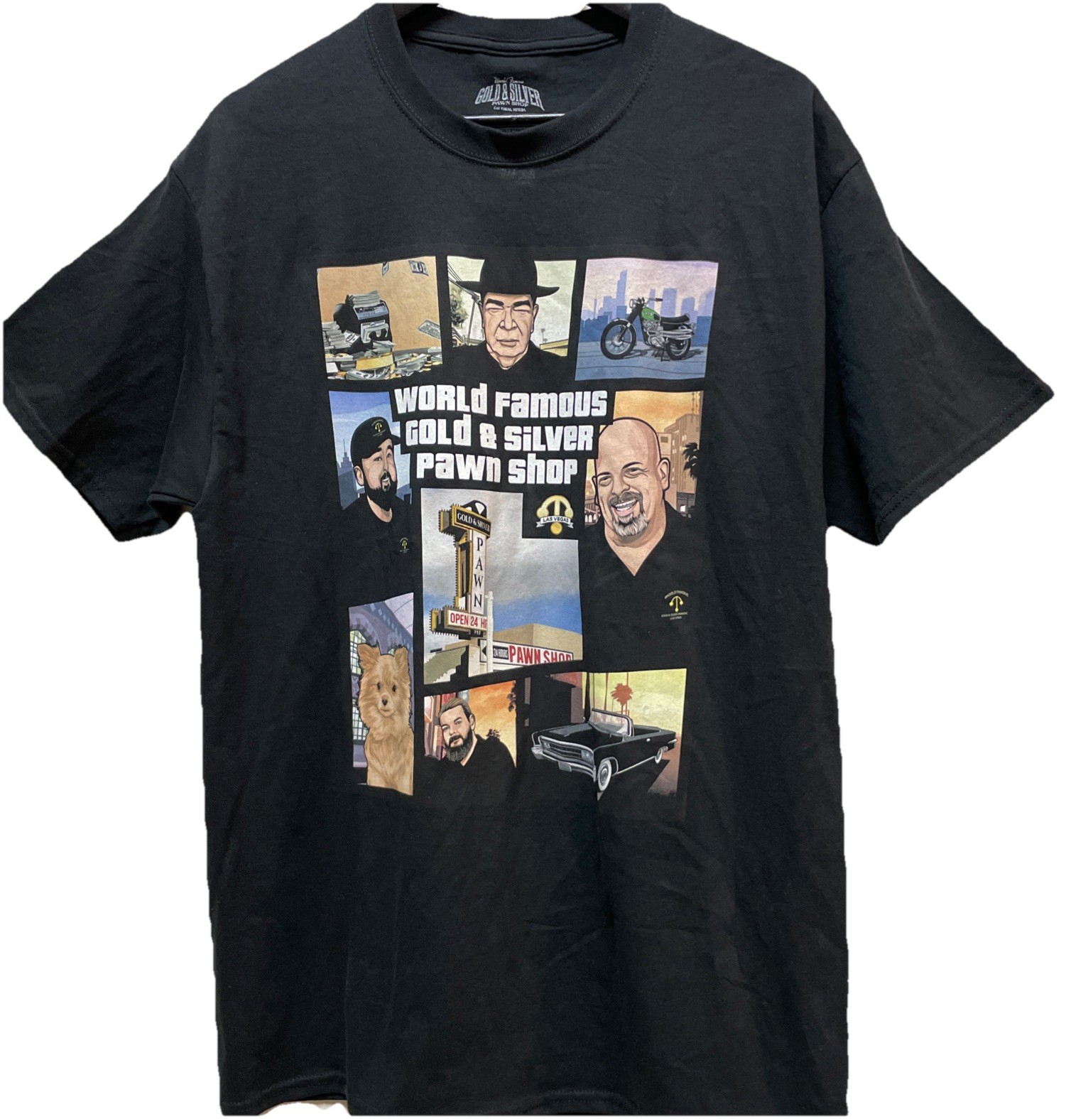 World Famous Las Vegas Gold And Silver Pawn Shop Shirt Sz L PAWN STARS NWOT
