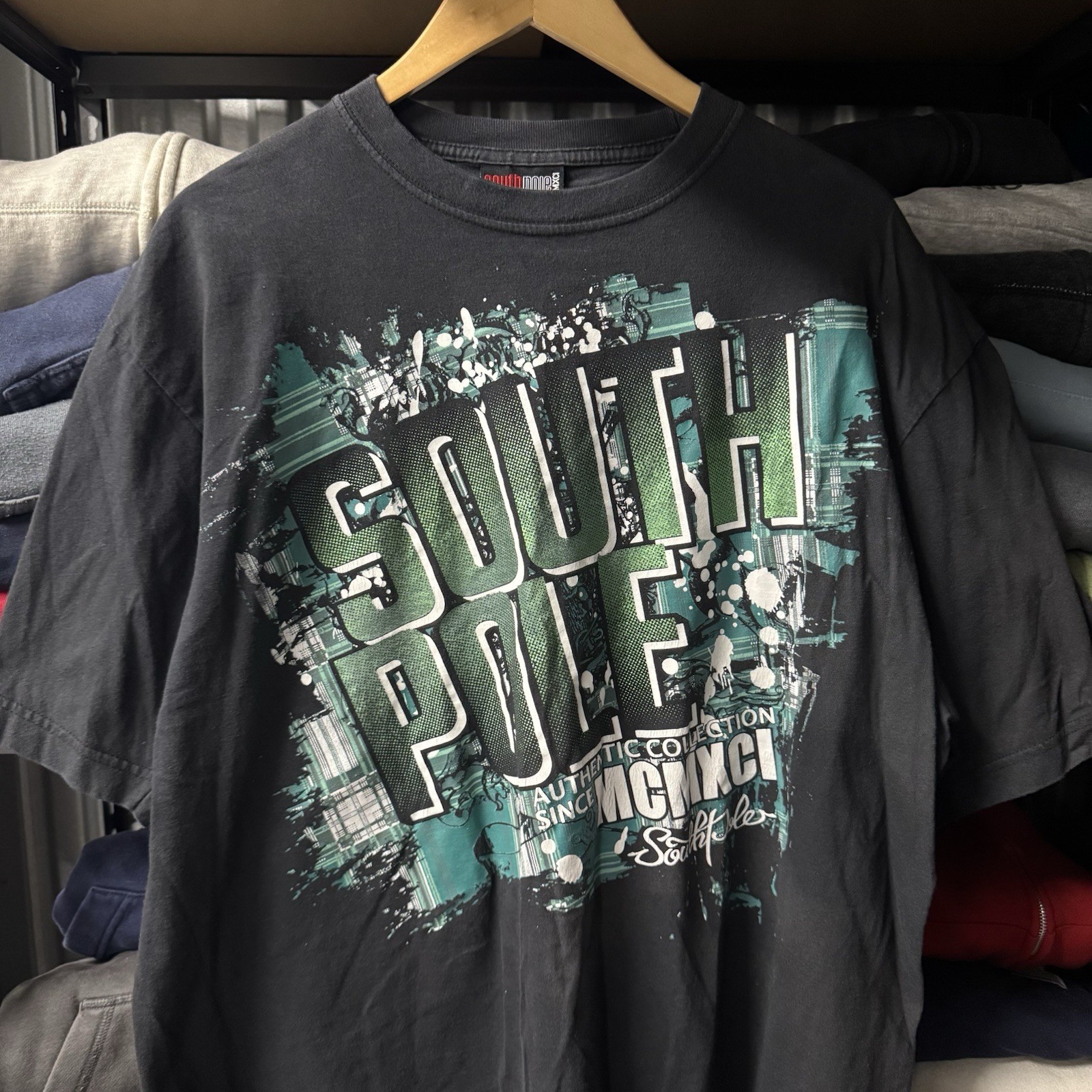 Y2K 2000s Southpole Authentic Collection graphic tee size 2XL skater streetwear gallery
