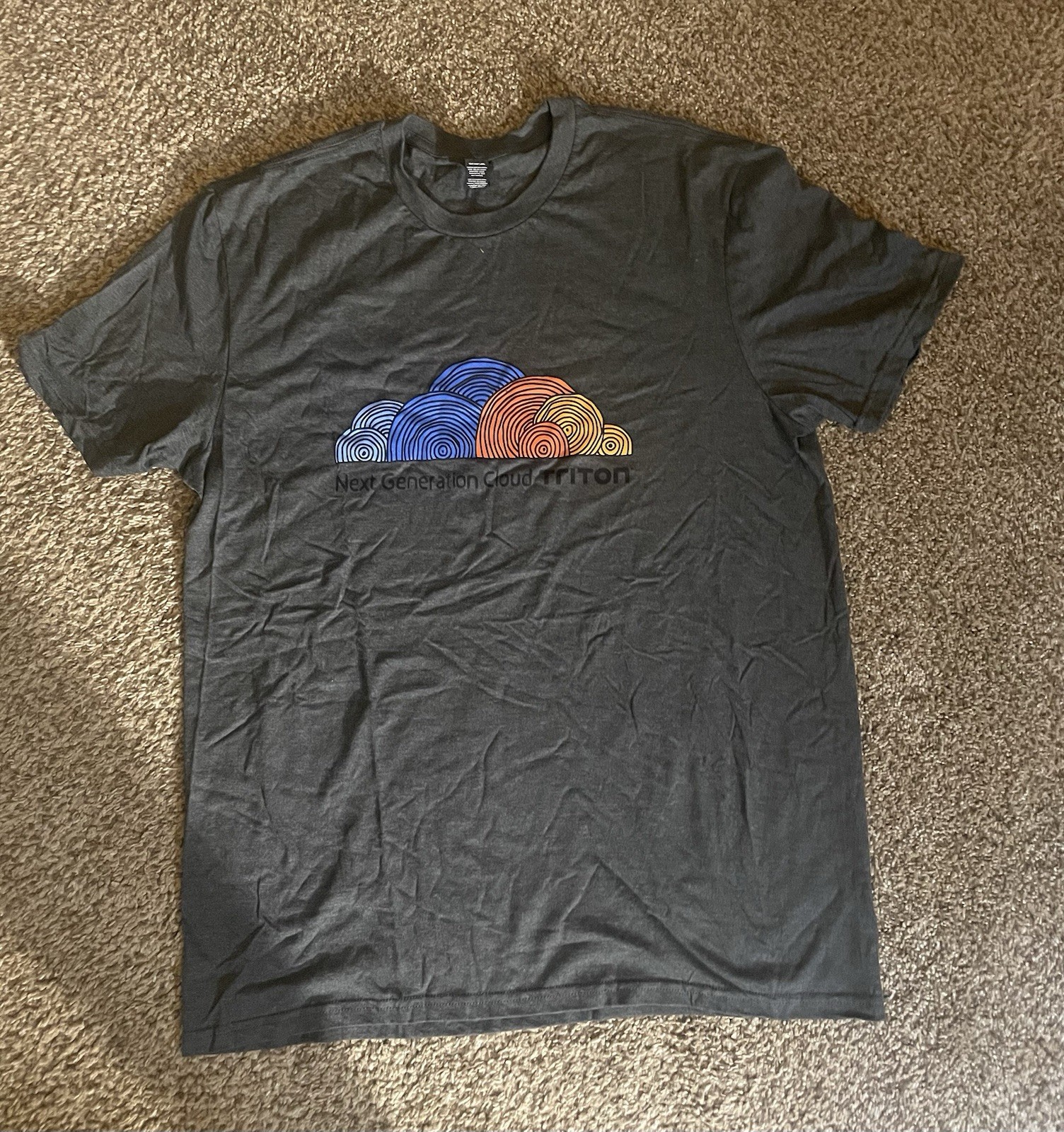 T-Shirt - Gray - Adult XL - Says: Next Generation Cloud Triton - New! gallery