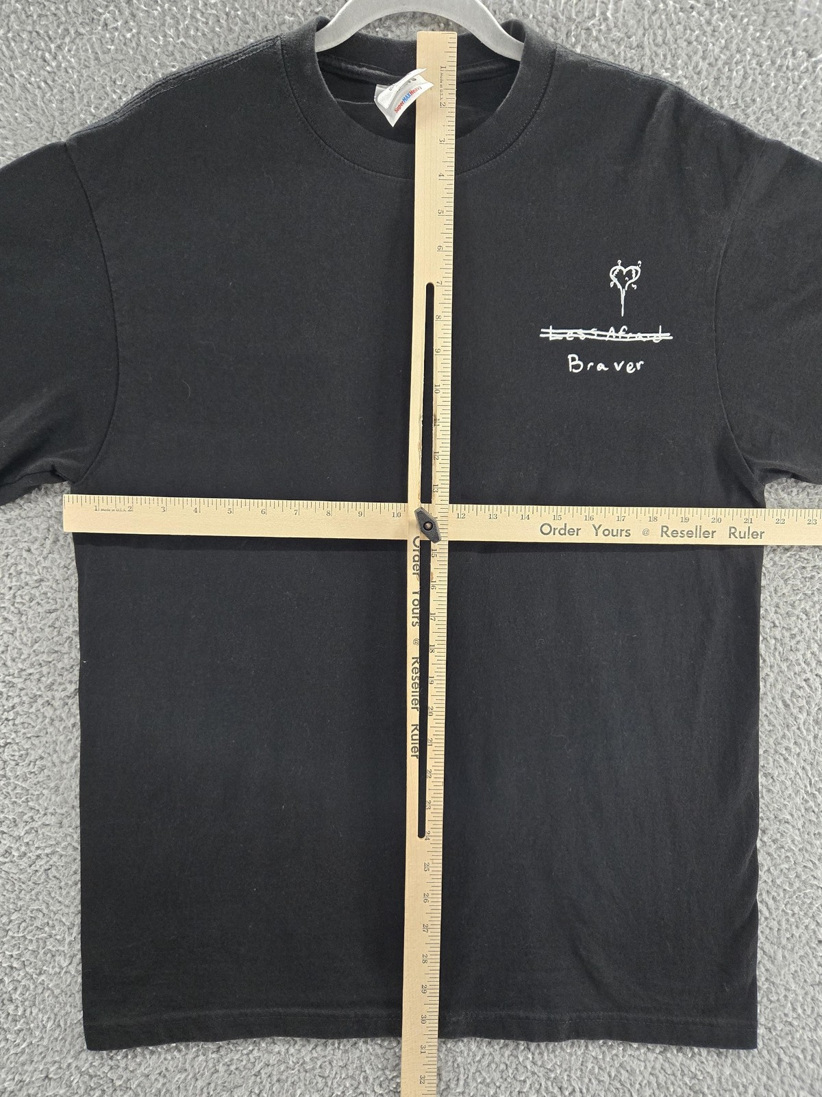 Shaka Wear Shirt Mens Large Black Braver Surrender Graphic Streetwear Cotton Tee gallery