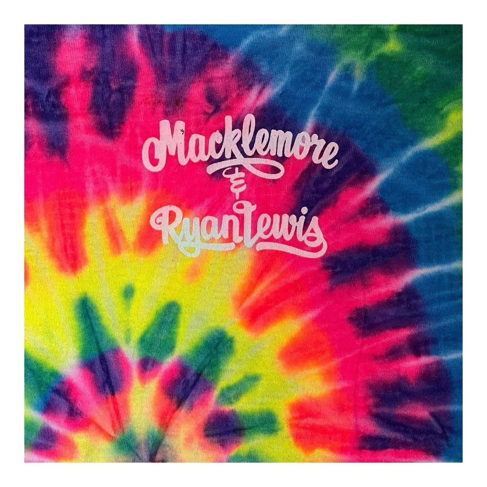 Same Love Macklemore Ryan Lewis Tye-dye Graphic Concert Tee Tshirt XL Pride Y2K gallery