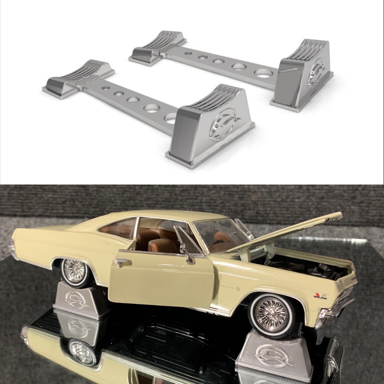 1:64 Universal Impala Logo Show Car Stands.
