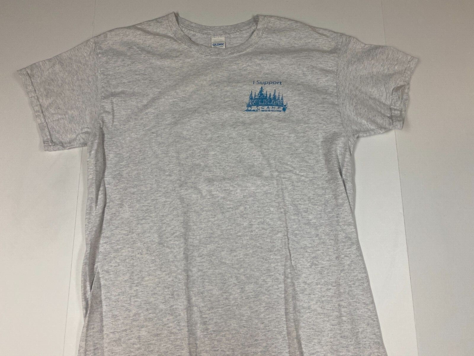 Camp Wildlife Mens shirt Large gray gallery