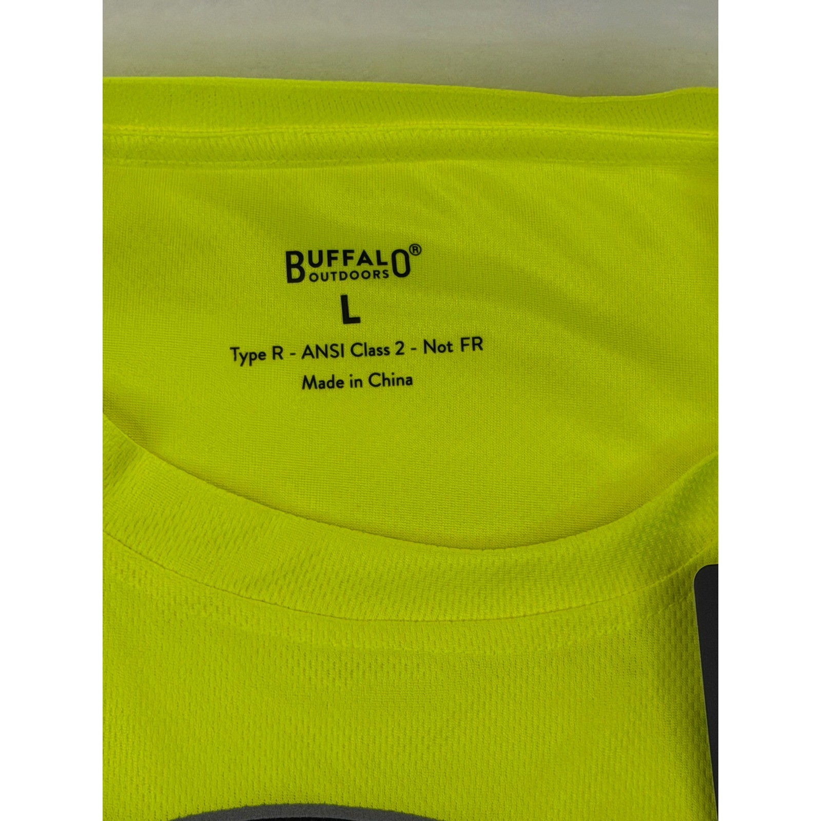 Buffalo Outdoors Green Bay Packers Hi-Vis Safety Shirt Mens Large ANSI Class 2 gallery
