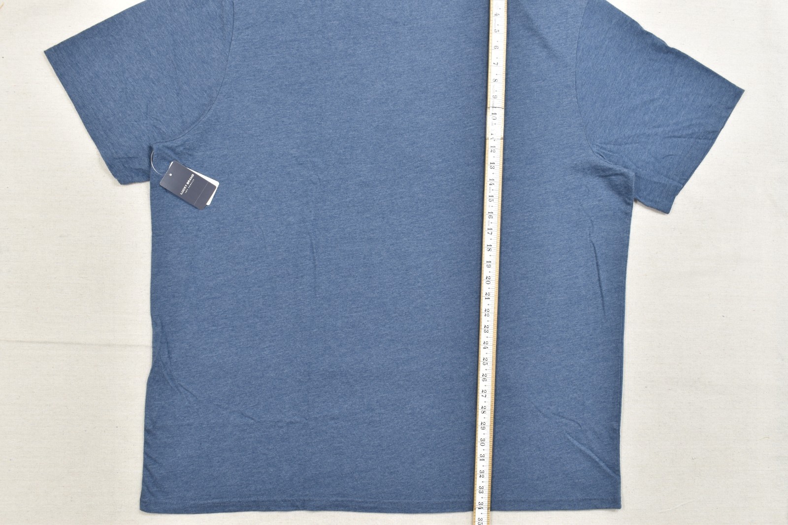 Lucky Brand Men's Fender Rock Hand Blue Short Sleeve Crew Neck Size 3XLT NEW gallery