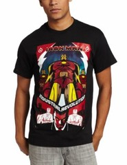 Marvel Men’s Iron Rev, Black, X-Large