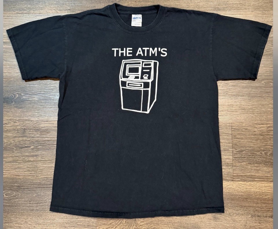 The ATM’s Band T-Shirt Indie Emo Hard-Core Rock Band Promo T-Shirt Size Medium gallery