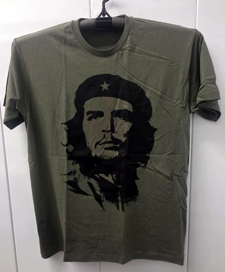 Revolution T-shirt Che Guevara Tee Adult Olive New Men gallery