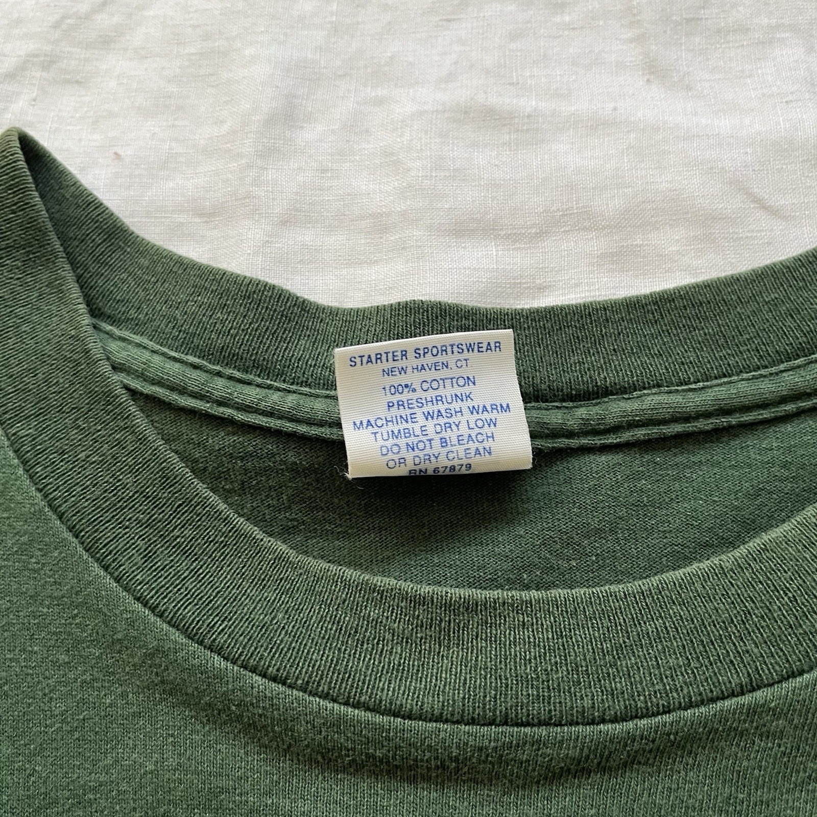 Vintage 90s Oakland Athletics Starter Tshirt Green Size XL MLB Made In USA gallery