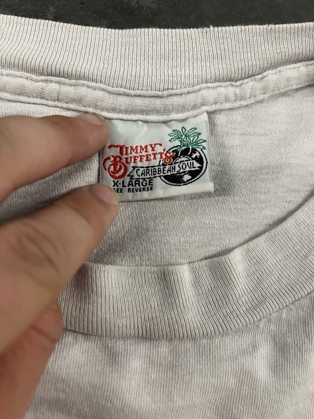 Rare Vintage Jimmy Buffett Caribbean Soul Fly Fishing Graphic T Shirt gallery