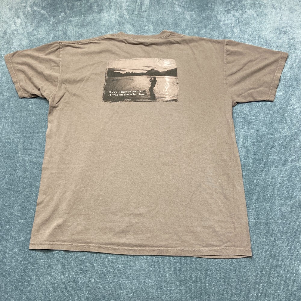 The Mountain Ouray Colorado T Shirt Men XL Brown Graphic Print Classic Crew Neck gallery