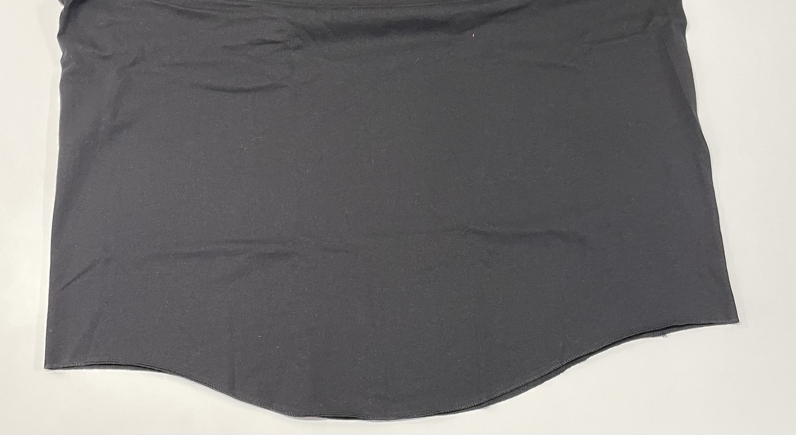 NWT Men's Hipster T-Shirt ALSTYLE Solid BLACK Long Length Curved Hem Tee 3XL gallery