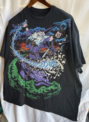 Liquid Blue Wizard AOP T-Shirt Double Sided Graphic Size XXL (18Q)