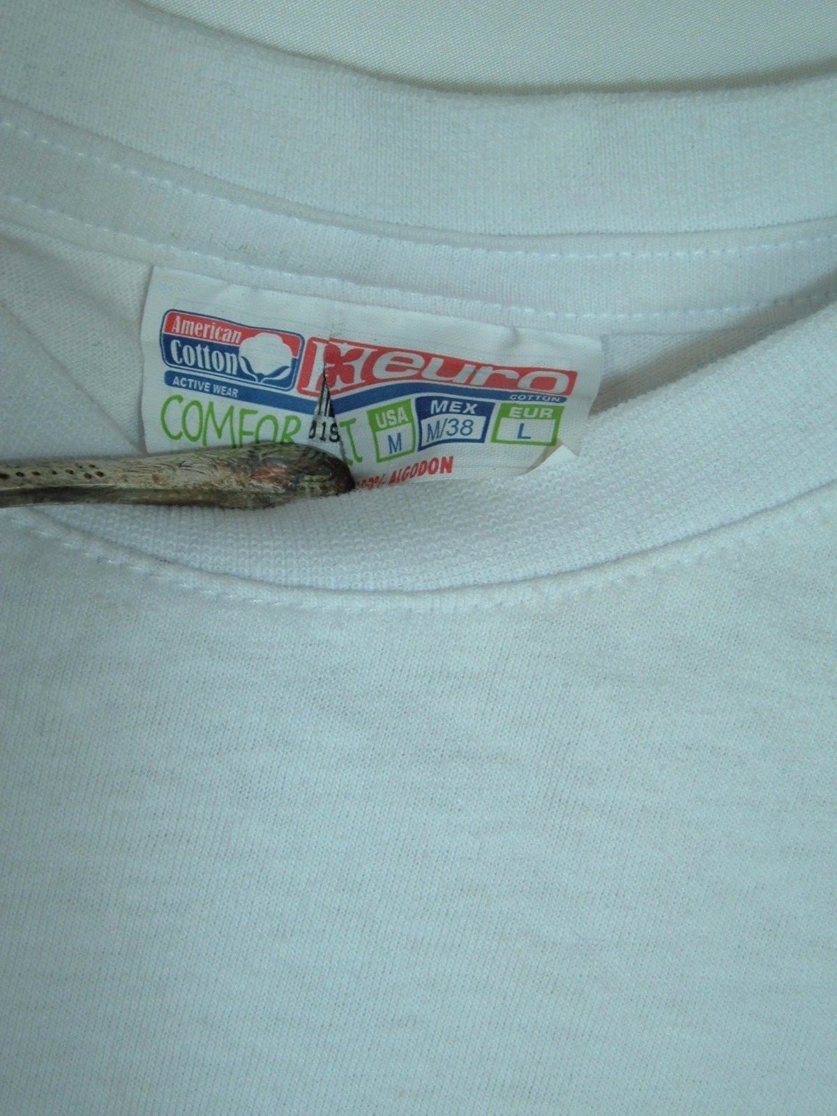 Vintage Cozumel Mexico Unisex White Florescent Fish T shirt M beach cruise Neon gallery