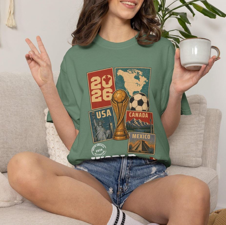 USA Canada Mexico 2026 Soccer Tee, Football Fan Shirt gallery