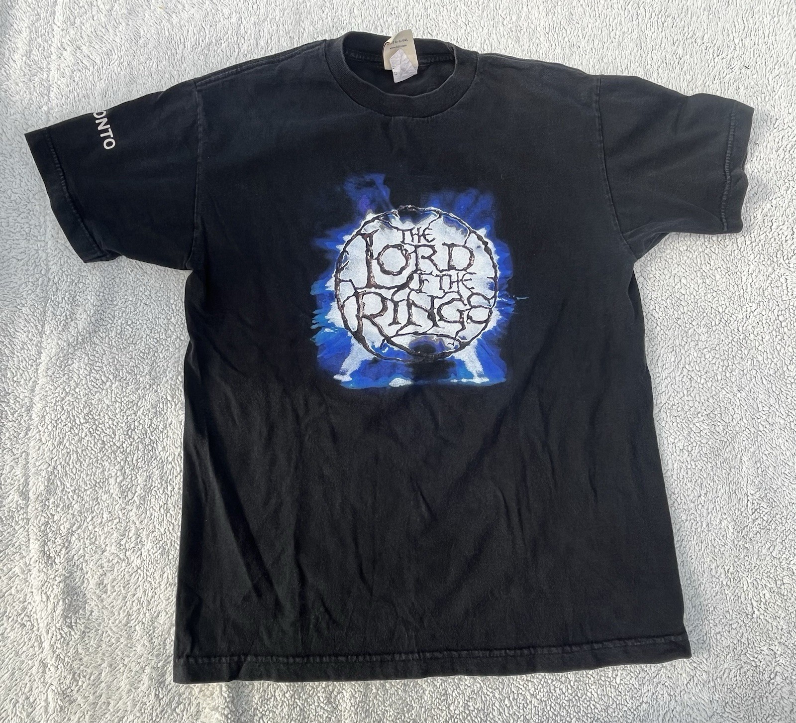 2001 Vintage Lord Of The Rings The Fellowship Of The Ring Promo TShirt Med Rare