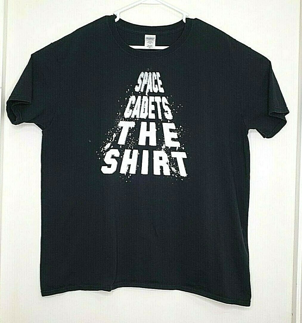 Gilban Softstyle T Shirt Space Cadets the Shirt Black XL 100% Cotton Graphic