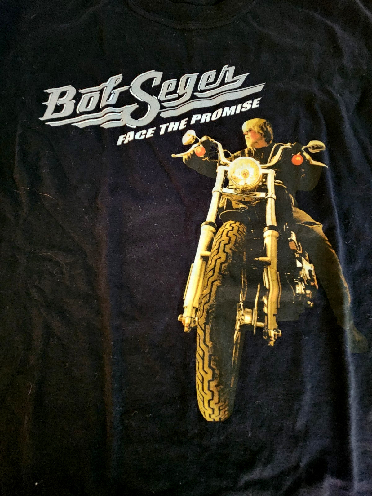 Bob Seger Face the Promise North American Tour Concert Anvil T-shirt Large READ gallery