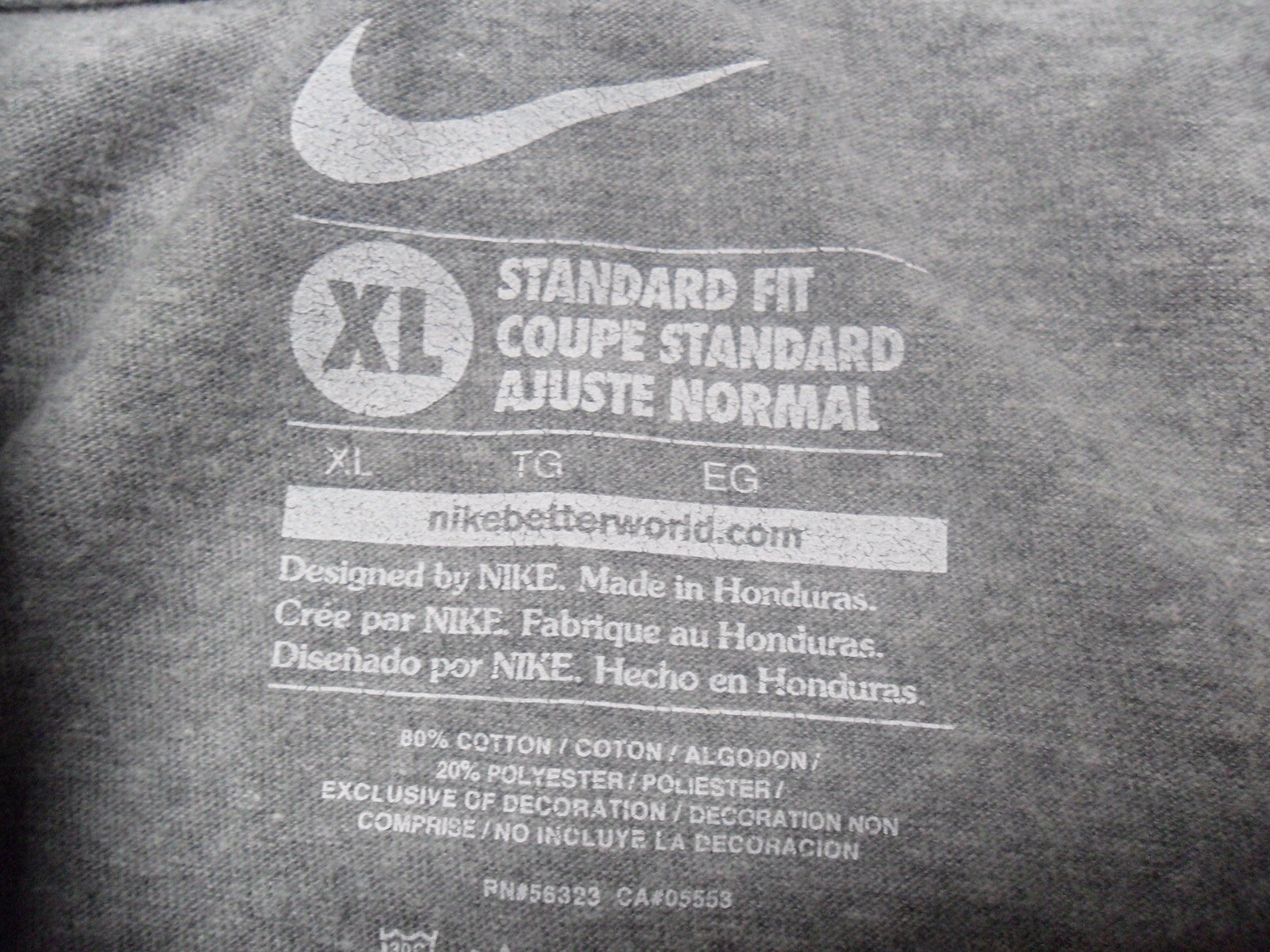 XL 2011 Oregon Ducks PAC 12 Champions Nike Lightly Cracked T Shirt gallery