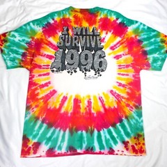 Vtg Orig 1996 Lithuania Slam Dunking Skeleton Skully Commemorative T Shirt XL