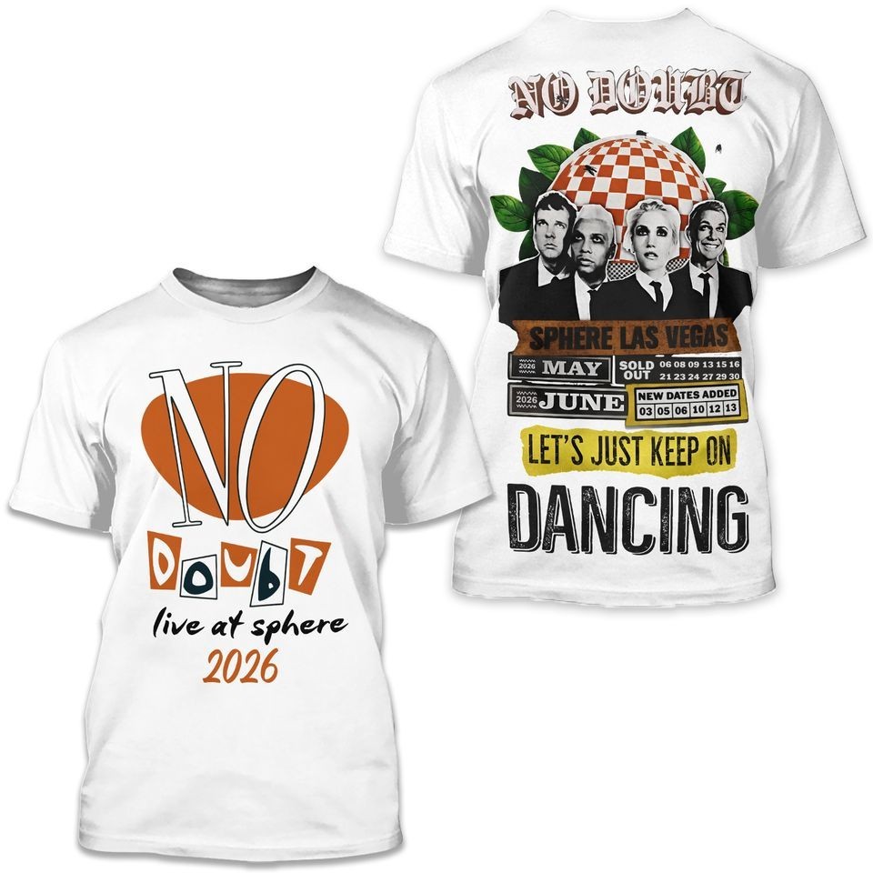 No Doubt Las Vegas Sphere 2026 3D T-Shirt 3D shirt Polyester C59.349