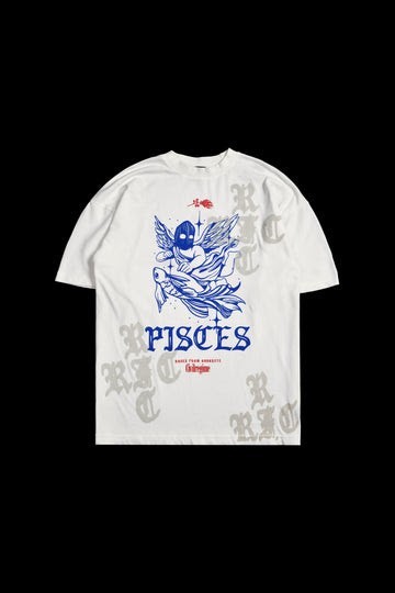 CIVIL REGIME – Pisces American Classic Oversized Tee in Butter – MEDIUM – NEW