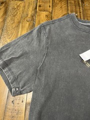 Truth By Republic Gray Distressed Short Sleeved T Shirt Embroidered Pocket XL