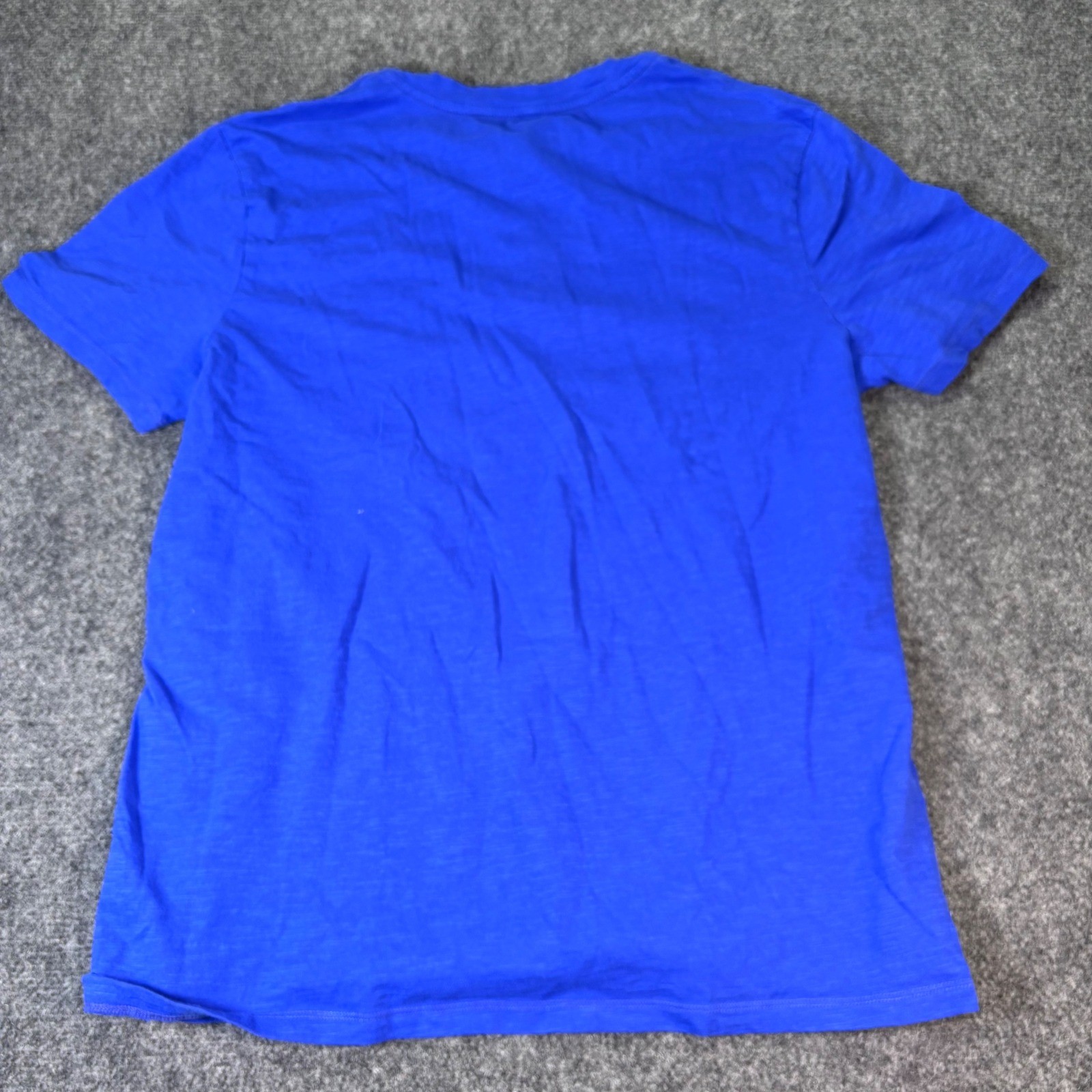 Tommy Hilfiger Mens Blue Slub Cotton Short Sleeve Henley Shirt Size L gallery