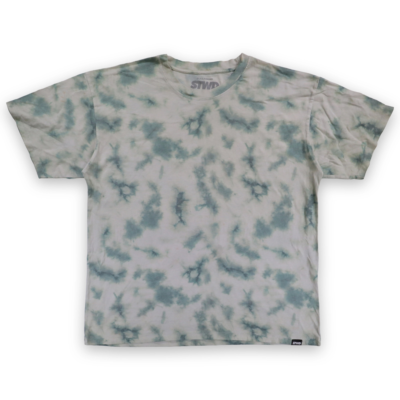 Puul&Bear STWD T-Shirt Mens XL Multicoloured Cotton Blend Tie Dye Short Sleeve gallery