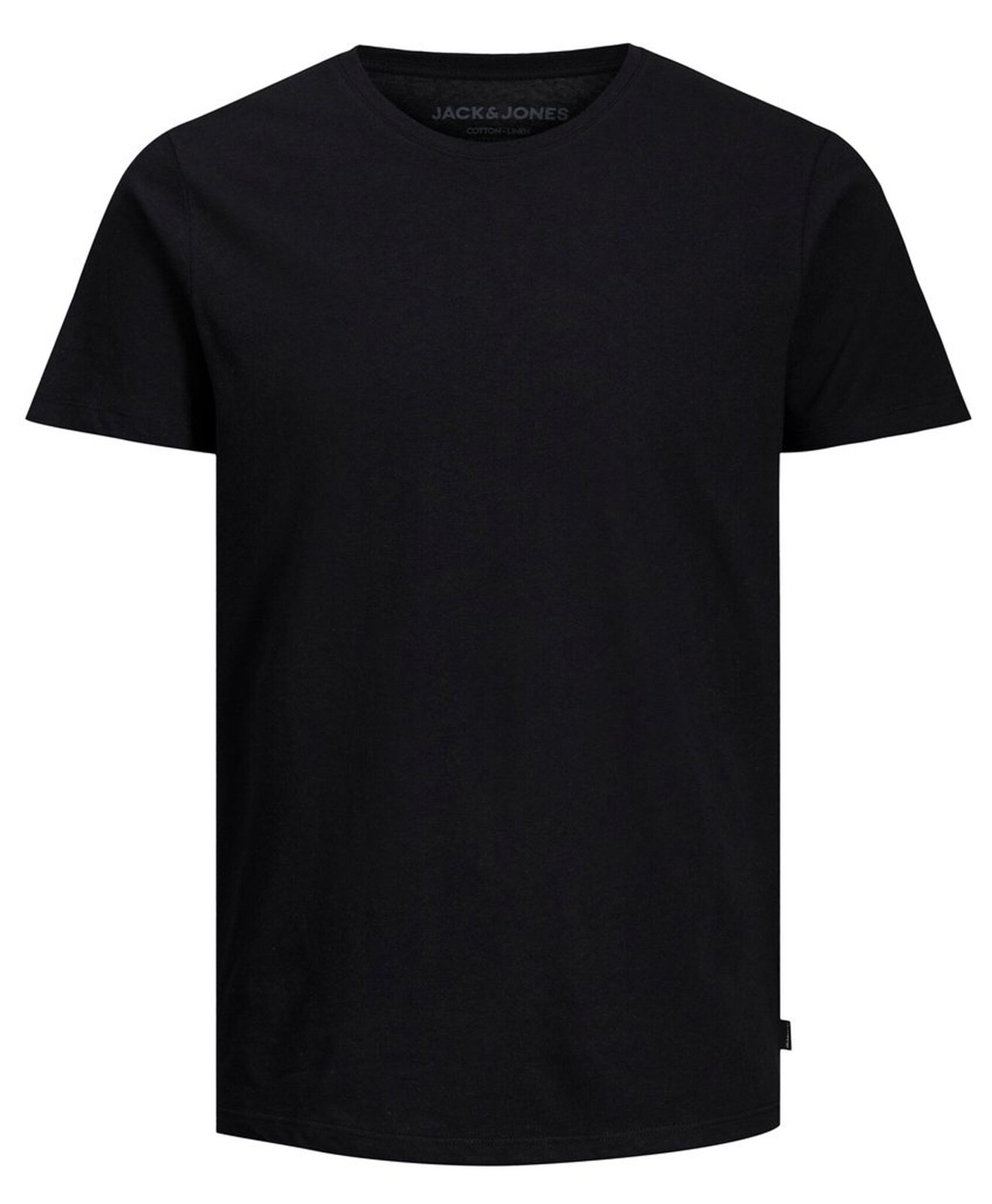 JACK & JONES Mens T-shirts Crew Neck Plain Cotton Tee gallery