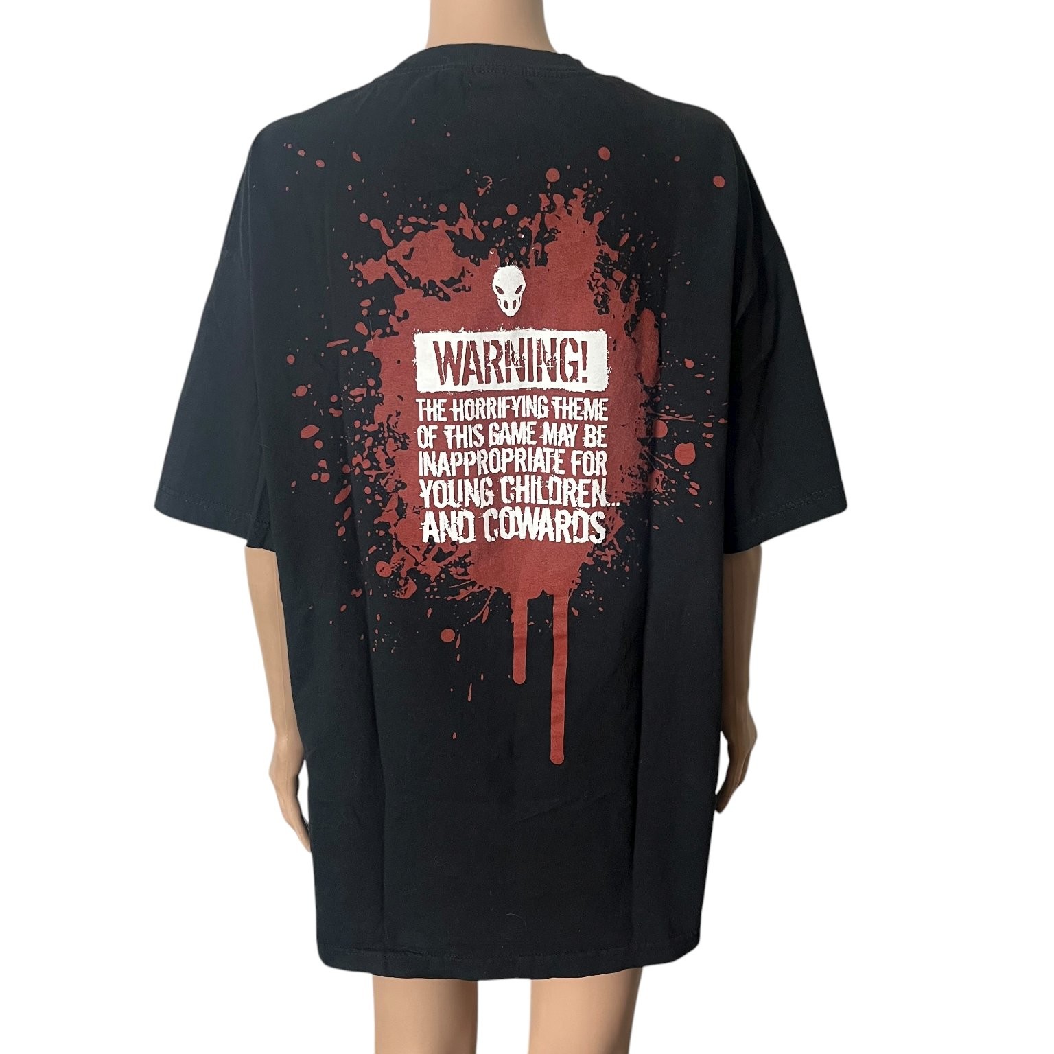 RARE Splatterhouse promo T-Shirt Black XL Cotton Graphic Print Video Game ps3 gallery