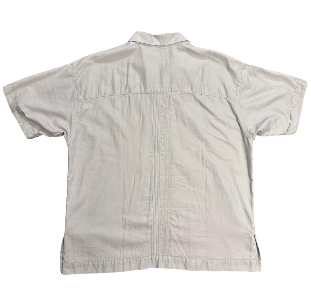 PHIGVEL 1000s Thousands Gray Short Sleeve Tropical Shirt M gallery