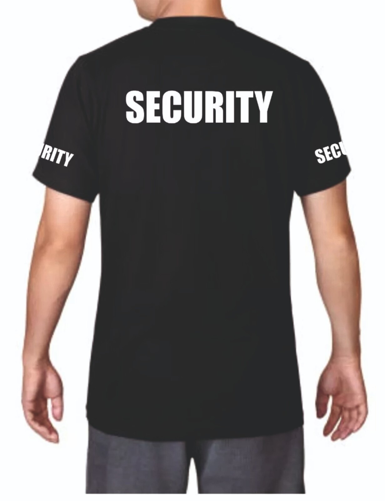 SECURITY T-SHIRT BODYGUARD DOORMAN SIZES S-7XL PRINTED FRONT/BACK/SLEEVES TSHIRT gallery